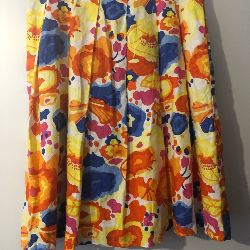Liz Clairborne 16 linen skirt w pockets